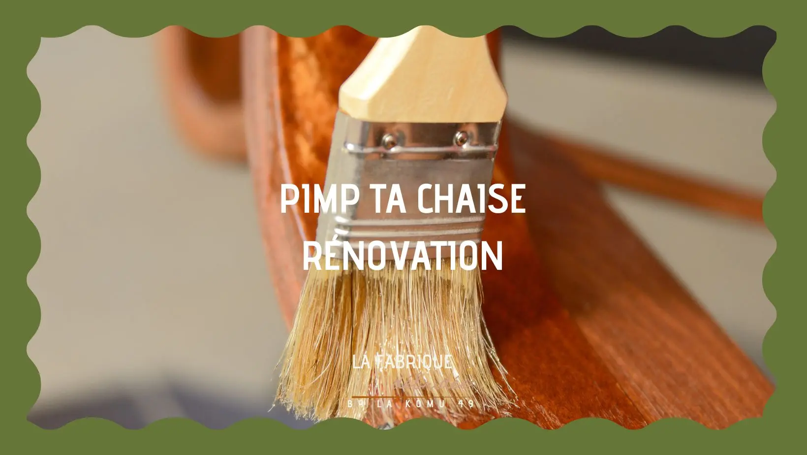Pimp ta chaise : Rénovation